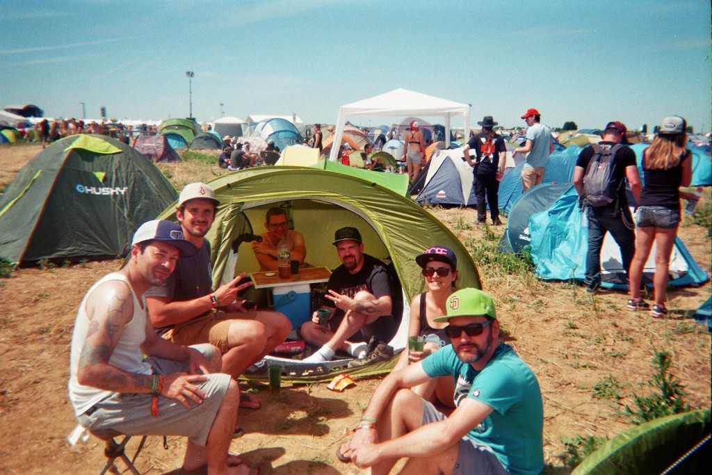 Camping au download festival