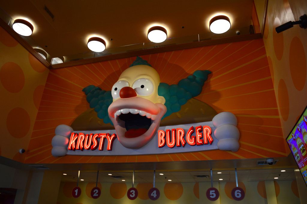 krusty burger simpson