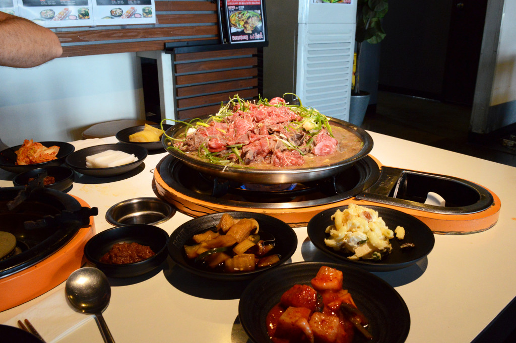 Barbecue coréen de boeuf bulgogi