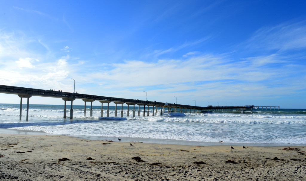 Ponton sur la plage de Ocean Beach