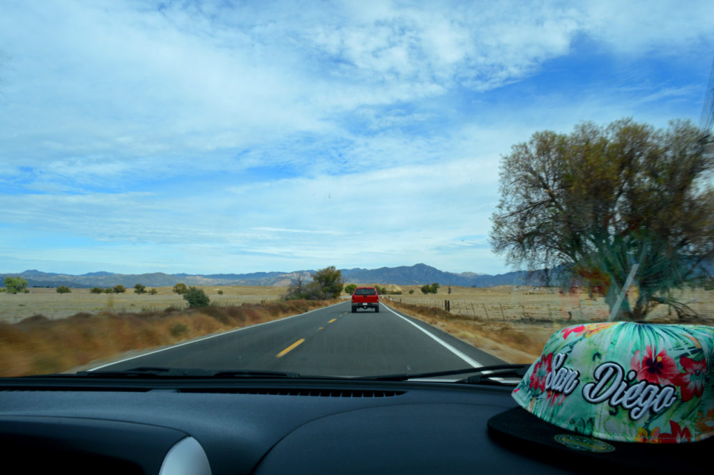 Sur la route en Californie