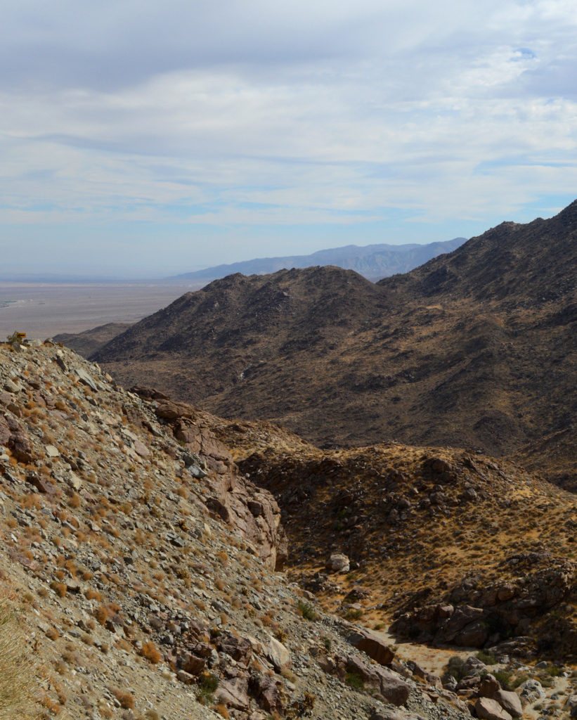 Paysage lunaire à Anza Borrego