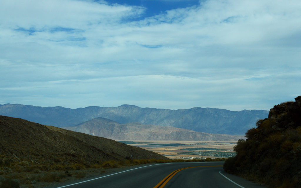 Sur la route dans Anza Borrego