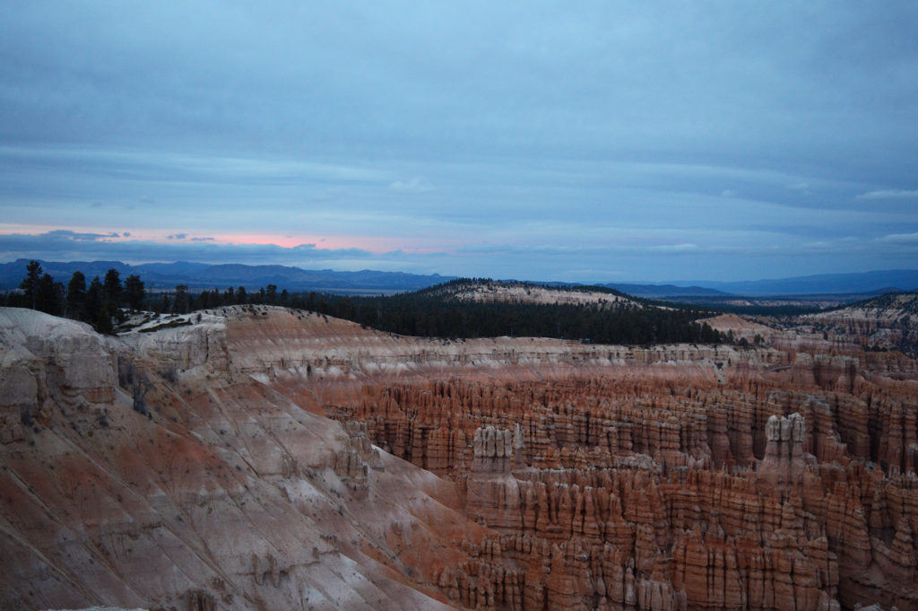 coucher de soleil sur Bryce Canyon 