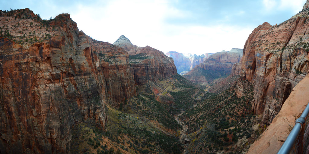 panorama sur le canyon de zion