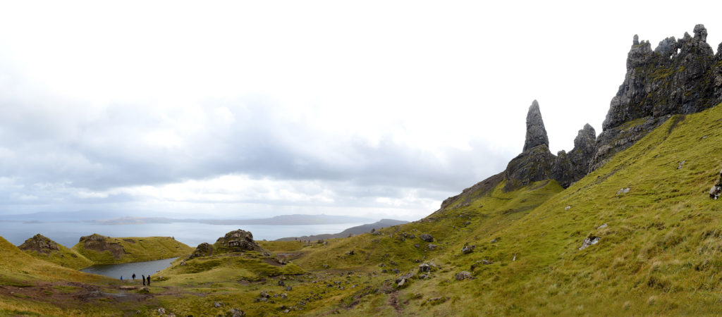 panorama du old man of storr