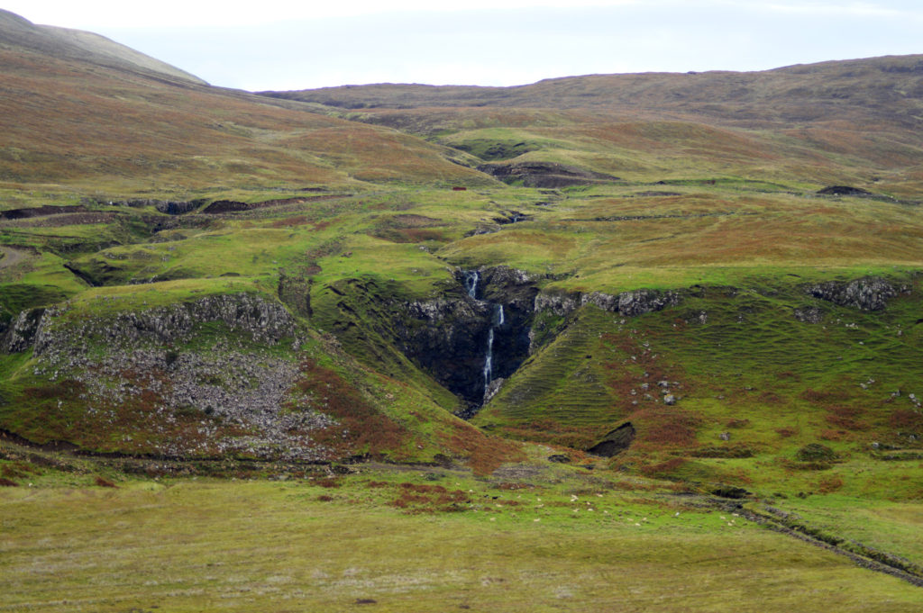 vue sur une cascade