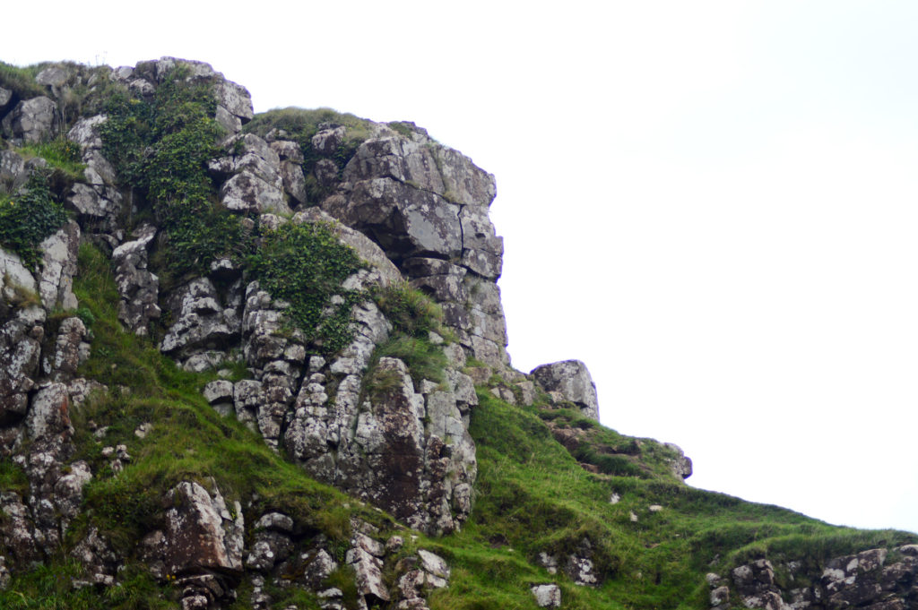détail sur les rochers