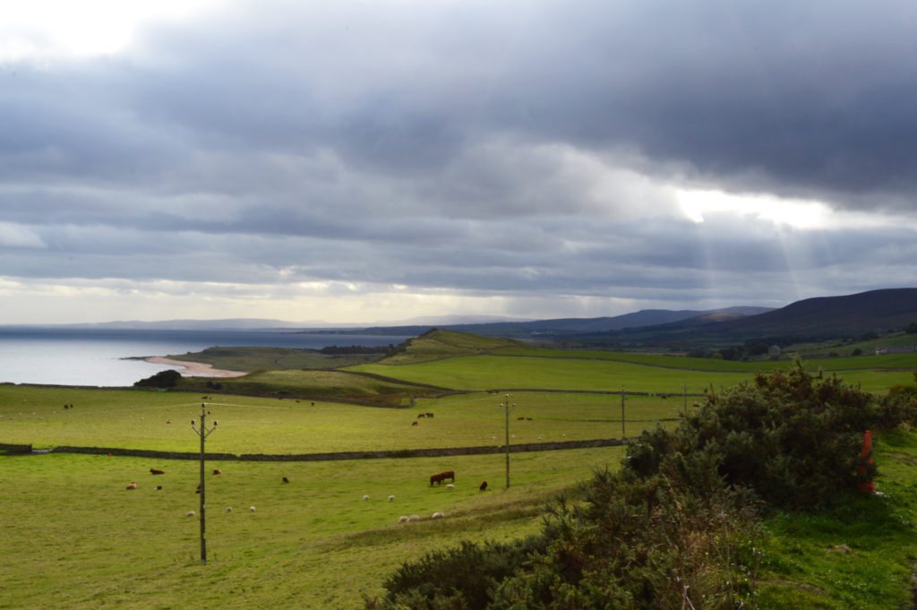 vue sur les côtes vertes 