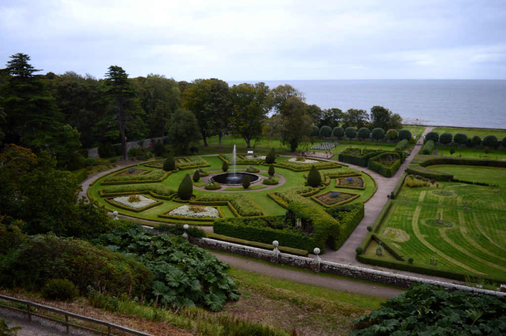 jardins travaillés du chateau