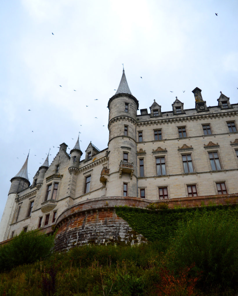 chateau dunrobin vue d'en bas