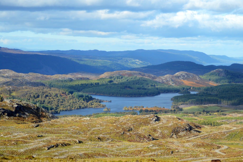 vue sur un lac 