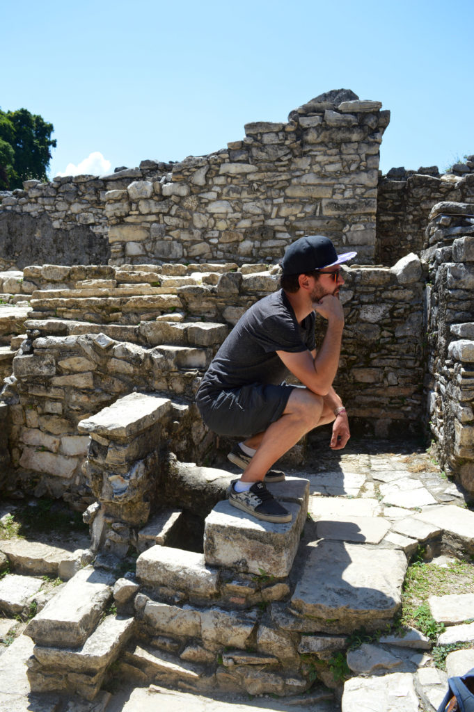 toilettes mayas ruines palenque mexique