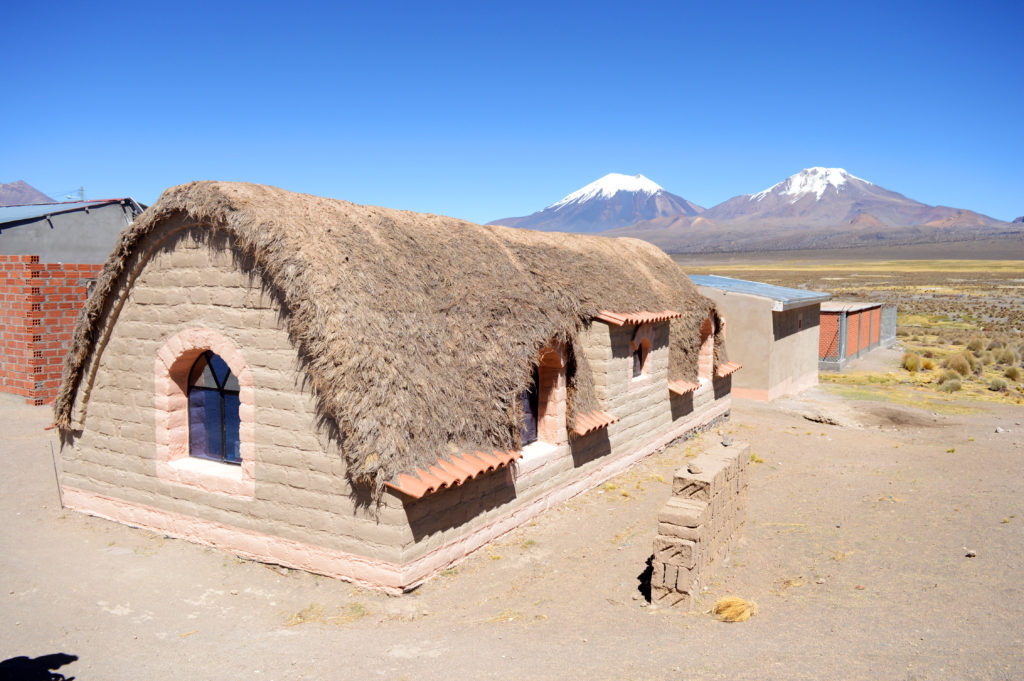 Maison en terre cuite