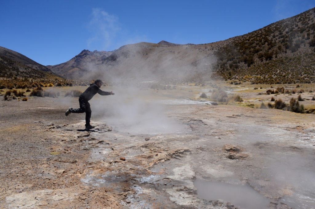 Vapeur des geysers