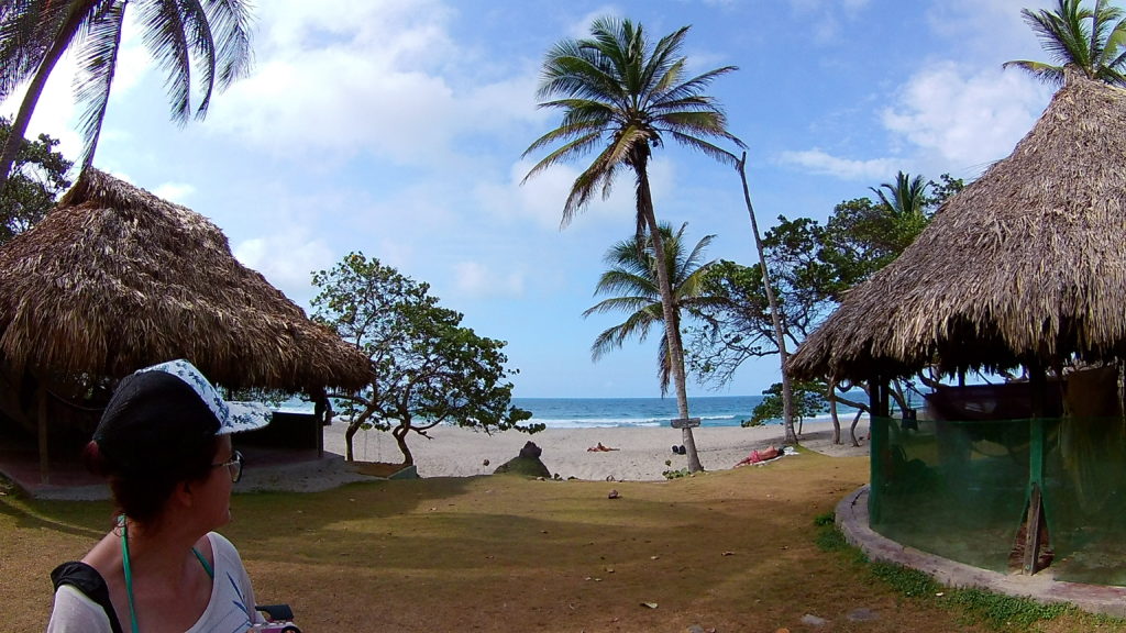 camping de hamacs et plage des caraibes à playa brava