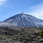 volcan teide enneigé