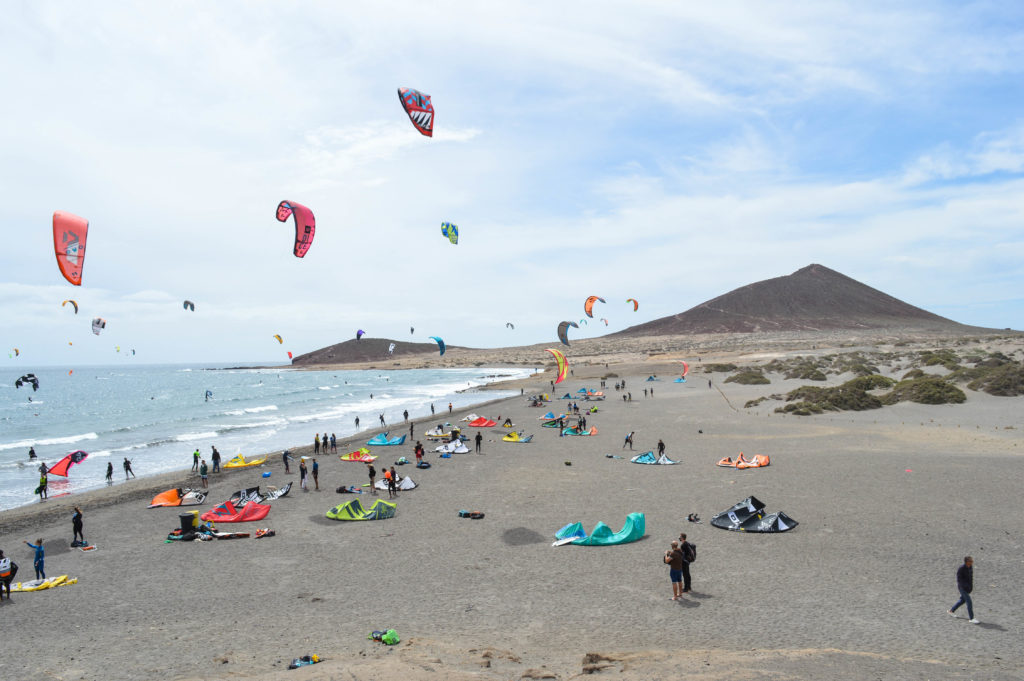 kitesurf sur la plage