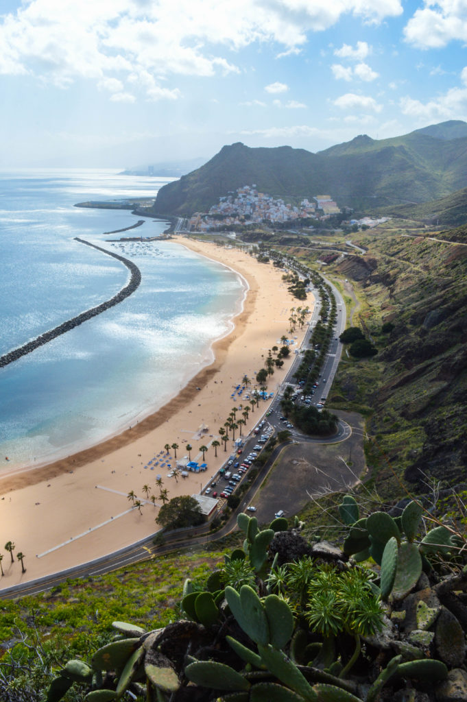 grande plage las teresitas, tenerife, canaries