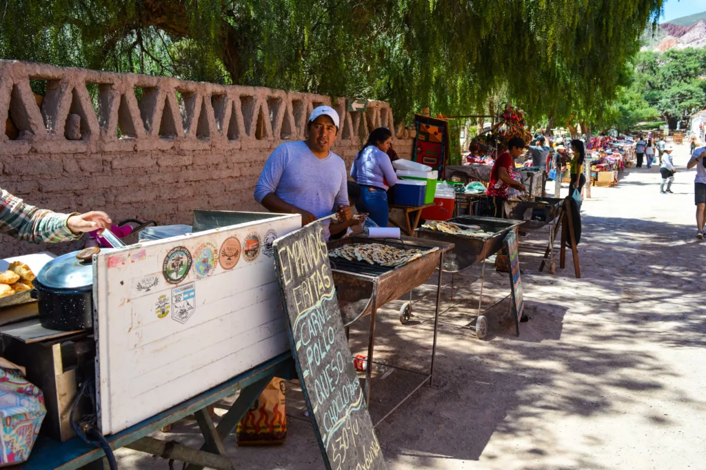 stand de street food argentine